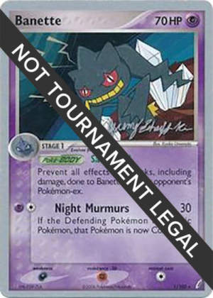 Banette - World Championship Decks #1 Pokemon card