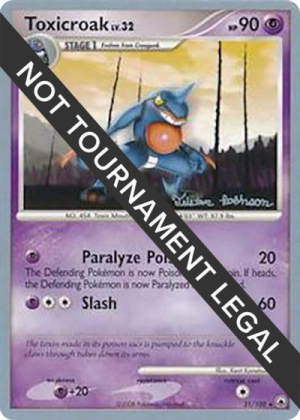 Toxicroak - World Championship Decks #31 Pokemon card