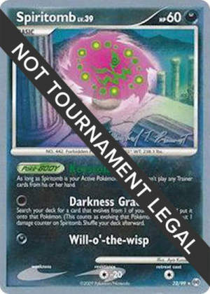 Spiritomb - World Championship Decks #32 Pokemon card