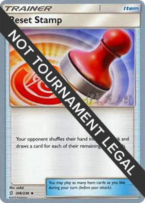 Reset Stamp - World Championship Decks #206 Pokemon card