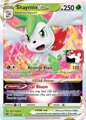 Shaymin VSTAR - Prize Pack Series Cards #14 Pokemon card