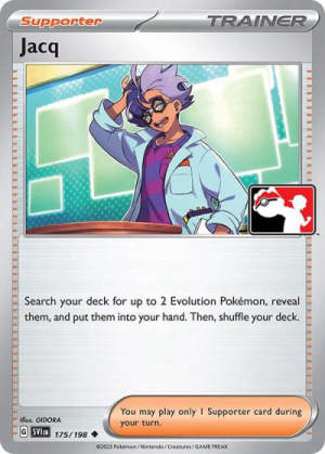 Jacq - Prize Pack Series Cards #175 Pokemon card