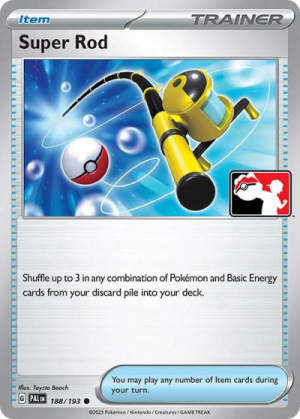 Super Rod - Prize Pack Series Cards #188 Pokemon card