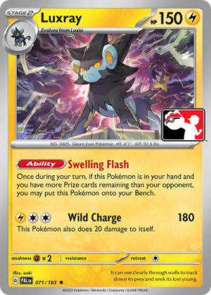 Luxray - Prize Pack Series Cards #71 Pokemon card