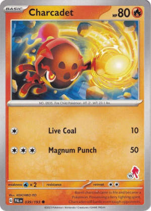 Charcadet - Battle Academy 2024 #39 Pokemon card