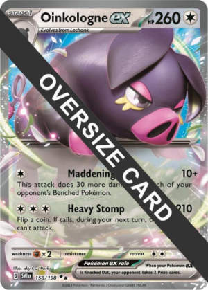 Oinkologne ex - Jumbo Cards #158 Pokemon card