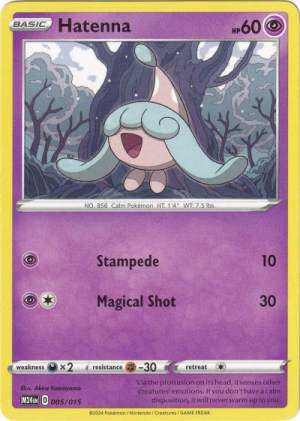 Hatenna - McDonald's Promos 2024 #5 Pokemon card