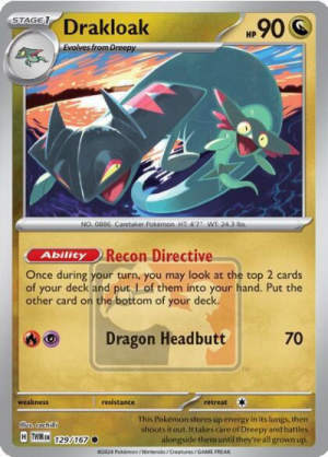 Drakloak - League & Championship Cards #129 Pokemon card