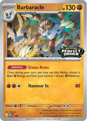 Barbaracle - ME: Mega Evolution Promo #65 Pokemon card