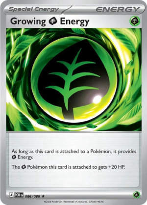 Growing Grass Energy - Deck Exclusives #86 Pokemon card