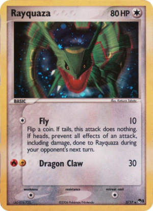 Rayquaza - Blister Exclusives #3 Pokemon card