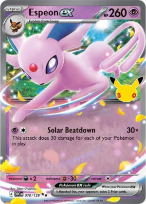 Espeon ex - ME: 30th Celebration #70 Pokemon card