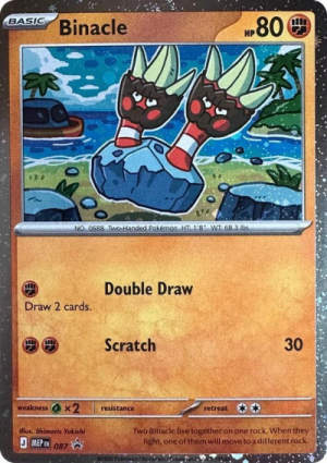 Binacle - ME: Mega Evolution Promo #87 Pokemon card