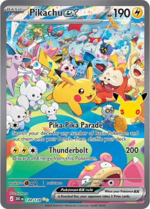 Pikachu ex - ME: 30th Celebration #149 Pokemon card