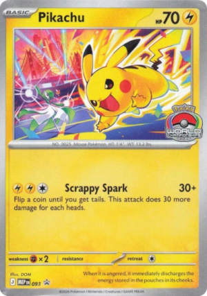 Pikachu - ME: Mega Evolution Promo #93 Pokemon card