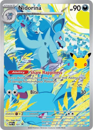 Nidorina - ME: Mega Evolution Promo #101 Pokemon card