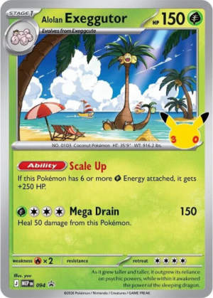 Alolan Exeggutor - ME: Mega Evolution Promo #94 Pokemon card